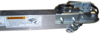 Heavy-duty heat-treated aluminum trailer tongue