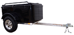 Vacationer small aluminum cargo trailer