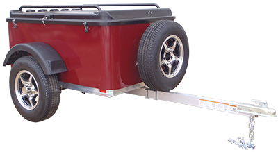 Vacationer with spare tire mount and spare tire